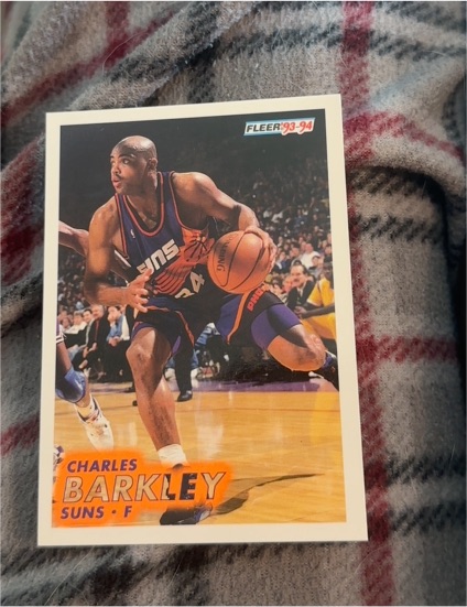 1993-94 Fleer #163 Charles Barkley Phoenix Suns — front