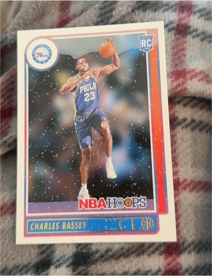 2021-22 Panini NBA Hoops #217 Charles Bassey Rookie Card — front