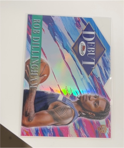 2024-25 Topps Finest #D-3 Rob Dillingham Debut Refractor — front