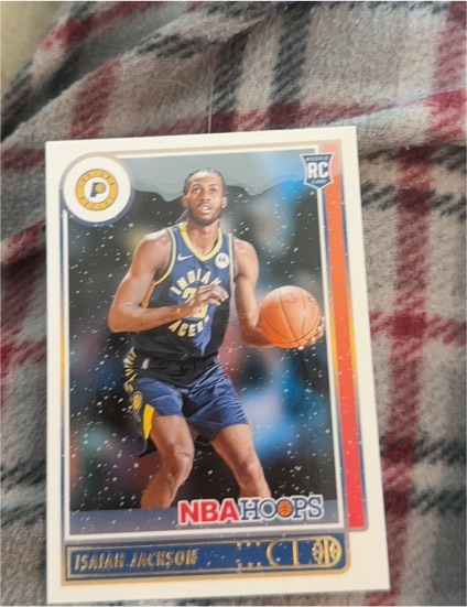 2021-22 Panini NBA Hoops #223 Isaiah Jackson — front