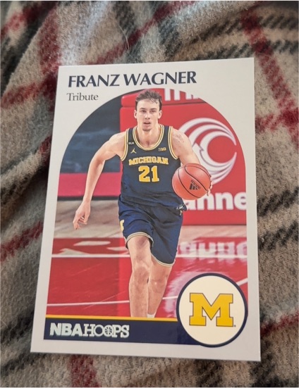 2021 Panini Chronicles Draft Picks NBA Hoops Tribute #59 Franz Wagner — front