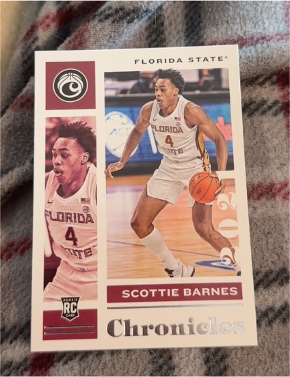 2021-22 Panini Chronicles Draft Picks #7 Scottie Barnes — front