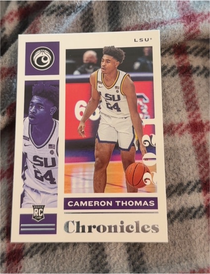 2021-22 Panini Chronicles Draft Picks #15 Cameron Thomas — front