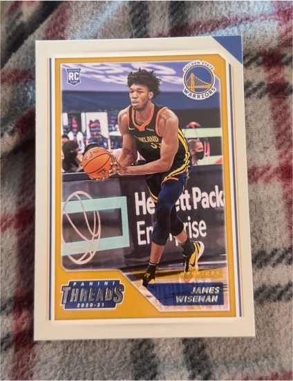 2020-21 Panini Chronicles Threads #93 James Wiseman — front