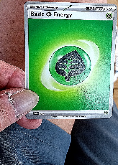 2022 Pokémon TCG Scarlet & Violet #001 Basic Grass Energy — front