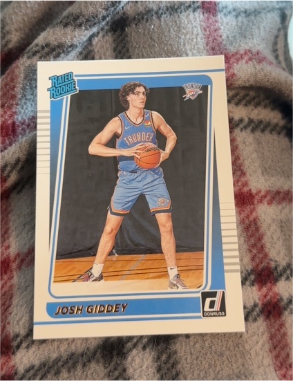 2021-22 Donruss #202 Josh Giddey — front