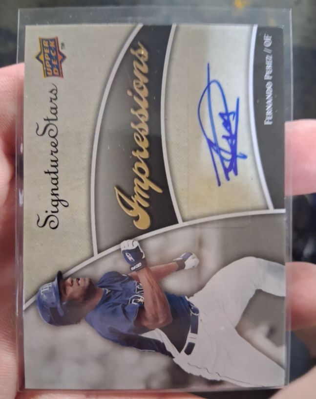 2009 Upper Deck Signature Stars Impressions #IMP-FP Fernando Perez — front