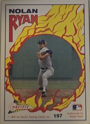 1991 Pacific #197 Nolan Ryan — front