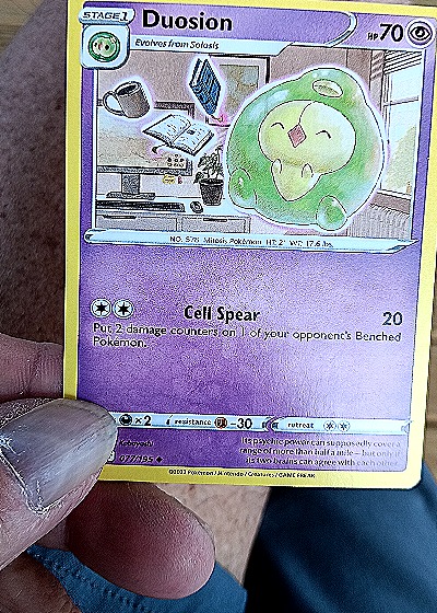 2022 Pokémon TCG Silver Tempest #77 Duosion — front
