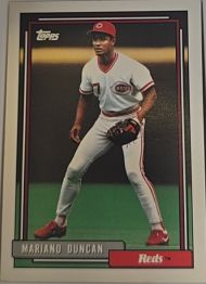 1992 Topps #589 Mariano Duncan — front