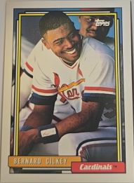 1992 Topps #746 Bernard Gilkey — front