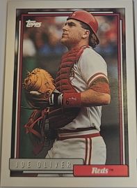 1992 Topps #304 Joe Oliver Cincinnati Reds — front