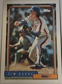 1992 Topps #322 Tim Burke — front