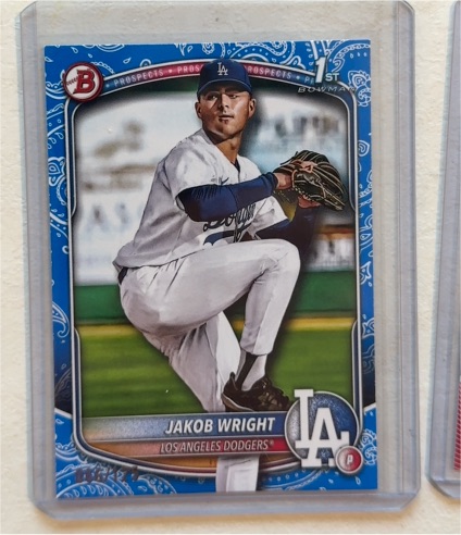 2025 Bowman Prospects #BP-143 Jakob Wright — front