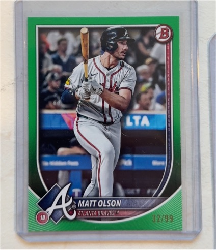 2025 Bowman #98 Matt Olson — front
