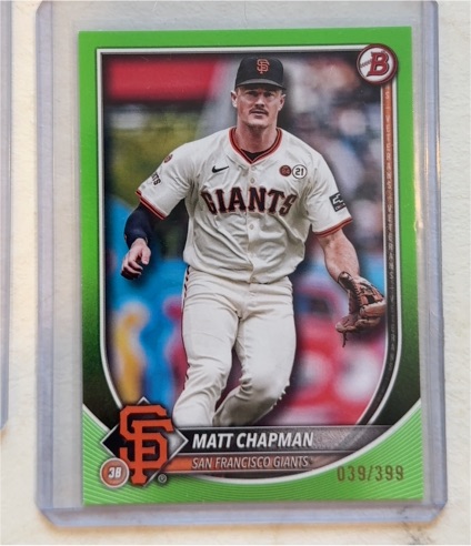 2025 Bowman #74 Matt Chapman — front