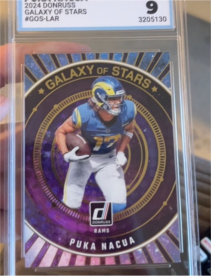 2024 Donruss Galaxy of Stars #GOS-LAR Puka Nacua — front