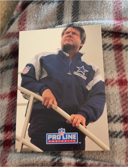 1991 Pro Line Portraits #244 Jimmy Johnson Dallas Cowboys — front