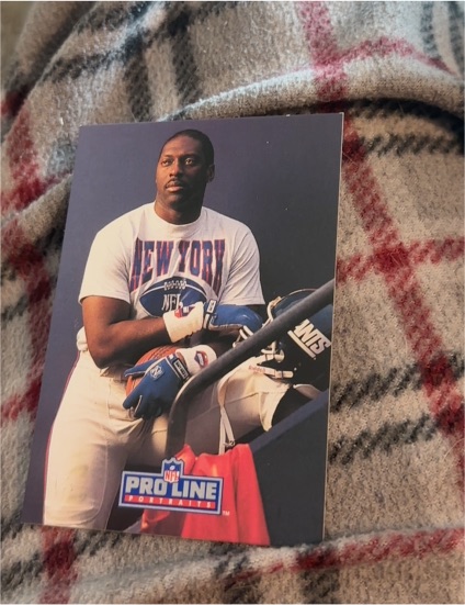 1991 Pro Line Portraits #116 Ottis Anderson New York Giants — front