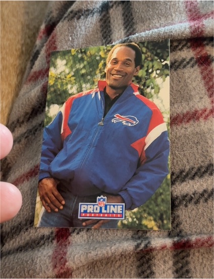 1991 Pro Line Portraits #28 O.J. Simpson — front