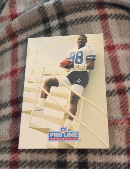 1991 Pro Line Portraits #63 Michael Irvin — front