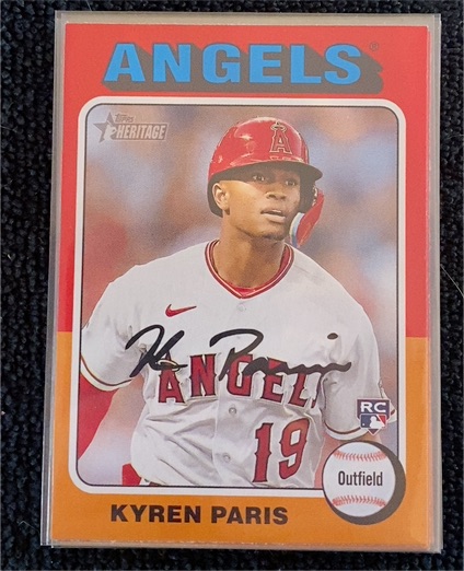 2024 Topps Heritage #447 Kyren Paris — front