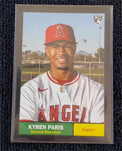 2024 Topps Archives #26 Kyren Paris RC Los Angeles Angels — front