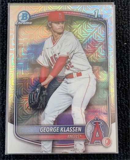 2025 Bowman Chrome Prospects #BCP-63 George Klassen — front