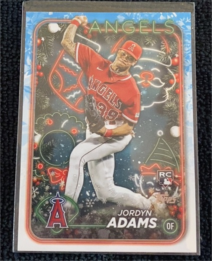 2024 Topps Holiday #H31 Jordyn Adams — front