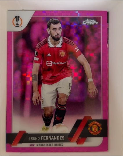 2022-23 Topps Chrome UEFA Club Competitions #8 Bruno Fernandes — front