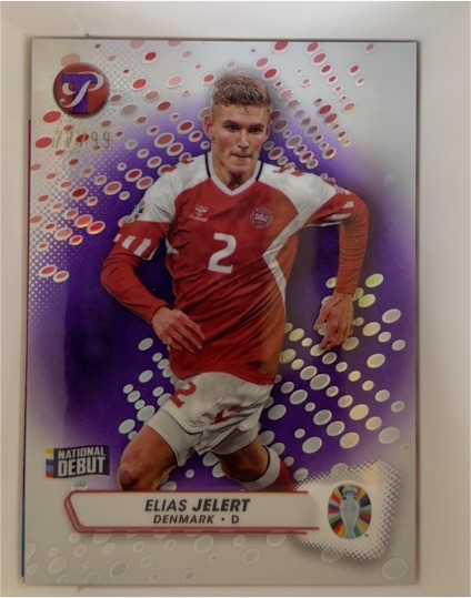 2023 Topps Pristine Road To Euro 2024 #100 Elias Jelert — front