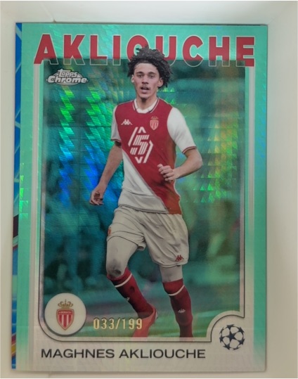 2024-25 Topps Chrome UEFA Club Competitions #64 Maghnes Akliouche — front