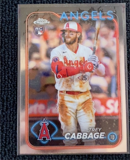 2024 Topps Chrome #226 Trey Cabbage — front