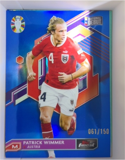 2023 Topps Finest Road to UEFA Euro #3 Patrick Wimmer — front