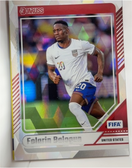 2024-25 Donruss #4 Folarin Balogun — front