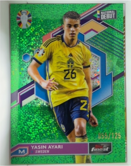 2023 Topps Finest Road to UEFA Euro #83 Yasin Ayari — front