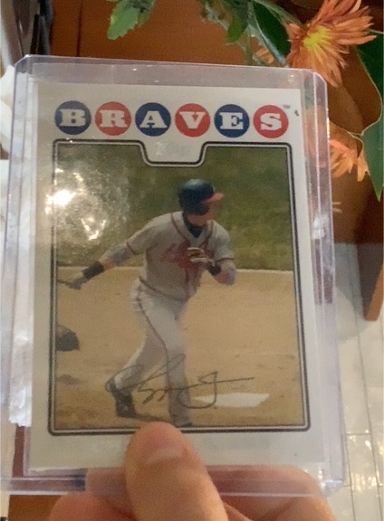2008 Topps #500 Chipper Jones — front