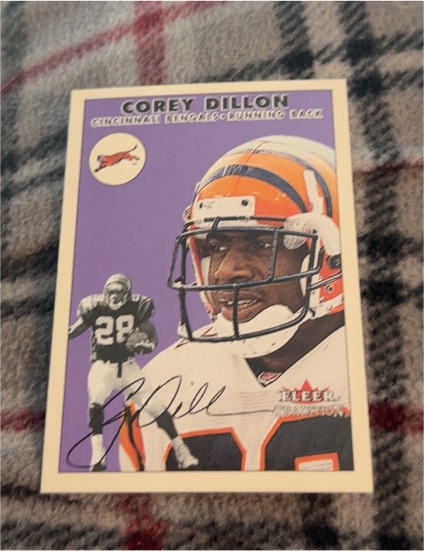 2000 Fleer Tradition #153 Corey Dillon — front