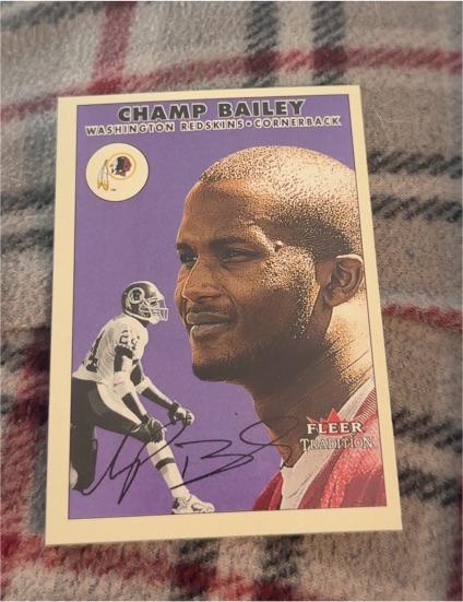 2000 Fleer Tradition #149 Champ Bailey — front