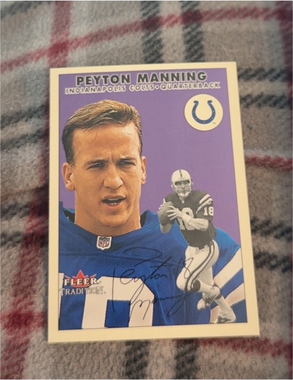 2000 Fleer Tradition #134 Peyton Manning — front