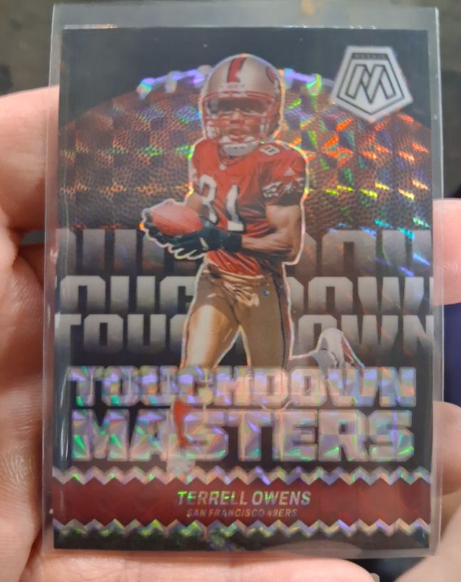 2024 Panini Mosaic Touchdown Masters Prizm #TM-TOS Terrell Owens — front