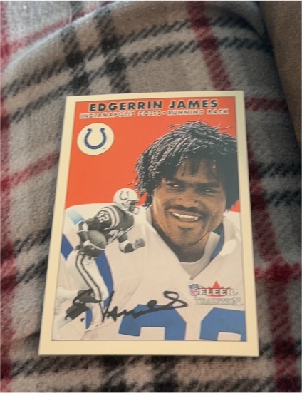 2000 Fleer Tradition #186 Edgerrin James Indianapolis Colts — front
