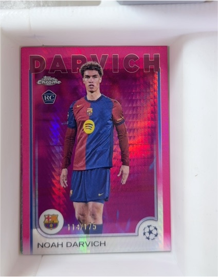 2024-25 Topps Chrome UEFA #148 Noah Darvich — front