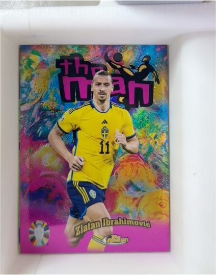 2023 Topps Finest UEFA EURO 2024 The Man #TM-ZI Zlatan Ibrahimovic — front