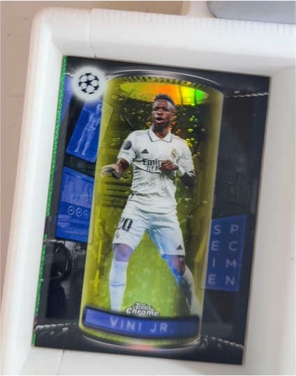 2022-23 Topps Chrome UEFA Club Competitions Specimen #S-11 Vini Jr. — front
