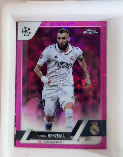 2022-23 Topps Chrome UEFA #14 Karim Benzema — front