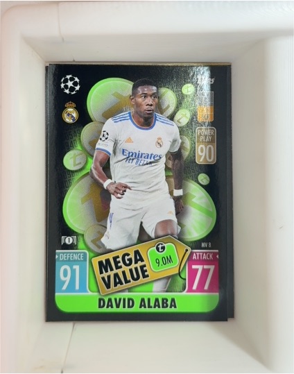 2021-22 Topps Match Attax #MV8 David Alaba — front