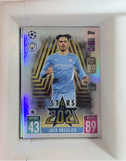 2021-22 Topps Match Attax Stars of 2021 #STA1 Jack Grealish — front