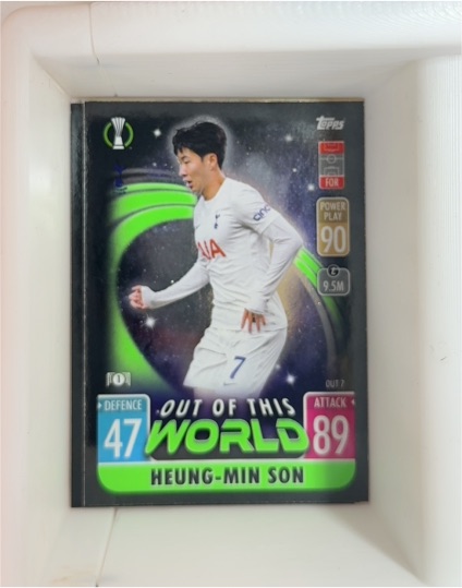 2021-22 Topps Match Attax UCL Extra Out of this World #OUT7 Heung-Min Son — front