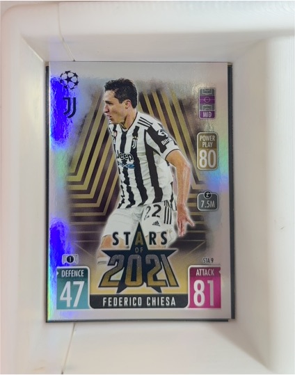 2021-22 Topps Match Attax Stars of 2021 #STA 9 Federico Chiesa — front
